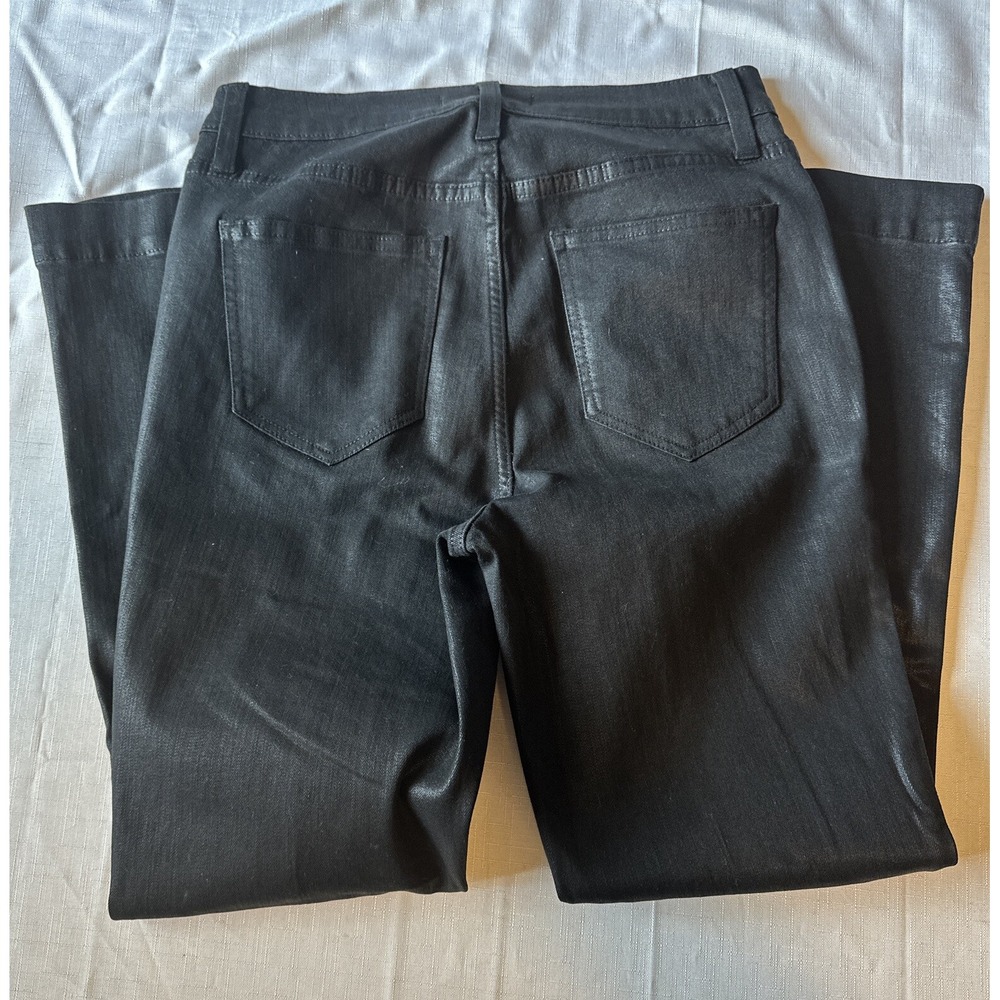 NINE WEST Womens Kick Flare Jeans size 8 Reg. $ 50 Black‎